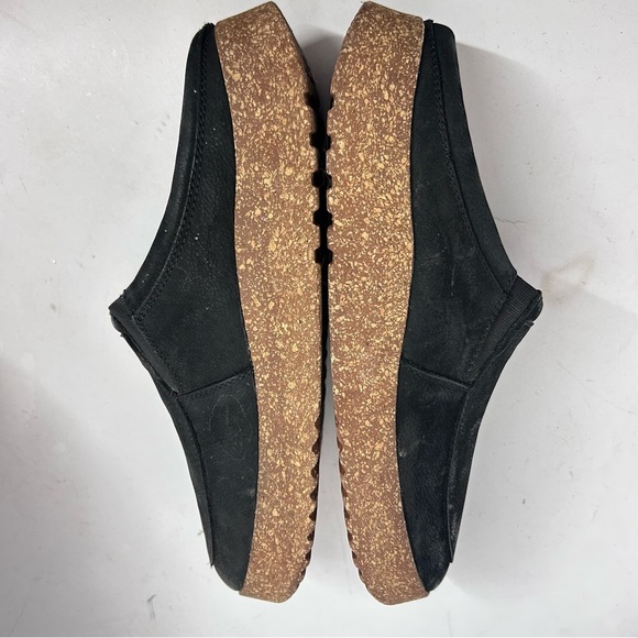 ComfortFusse Leather Clogs Black Slip-On Cork Sole Shoes 42 Men 9 Women 11 main image 7